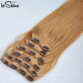 Natural Human Piano Color Clip Hair Extension No Shed